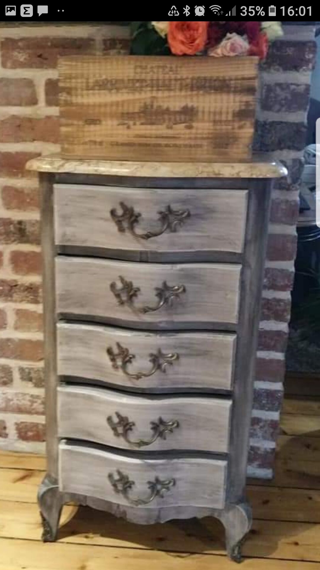 Chiffonnier 5 vintage drawers