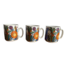 Mugs Set of 3, Villeroy and Boch Acapulco, 1970s