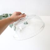 Glass cheese bell, vintage