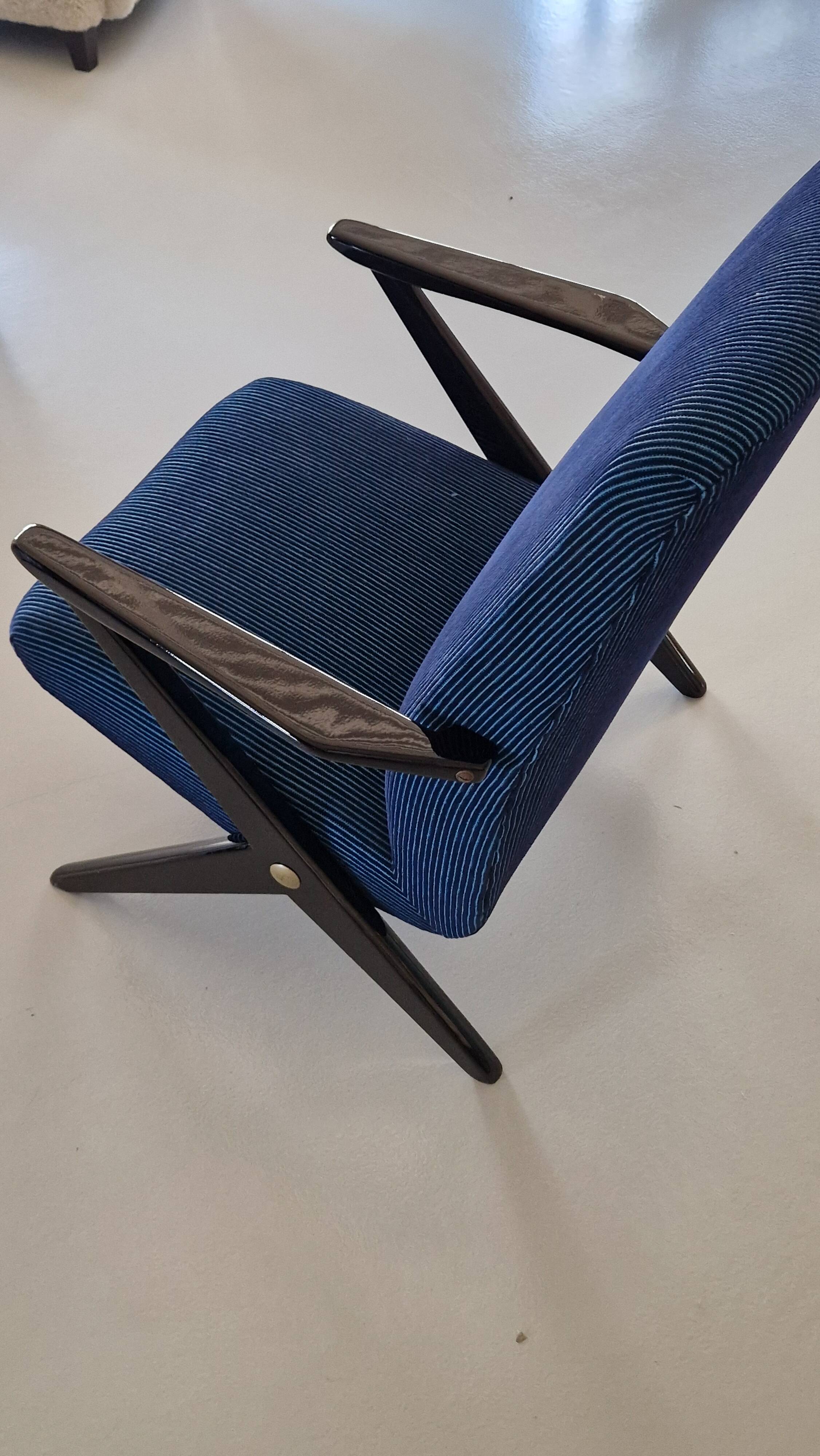Pair of 1950s Easy Chairs by Bengt Ruda for Nordiska Kompagniet, Sweden