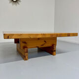 Pine coffee table "Kvadrat" design Wilhelmsson Andersson and Söner