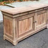 Restored solid wood buffet in the 18th-century Louis Philippe style, 180cm