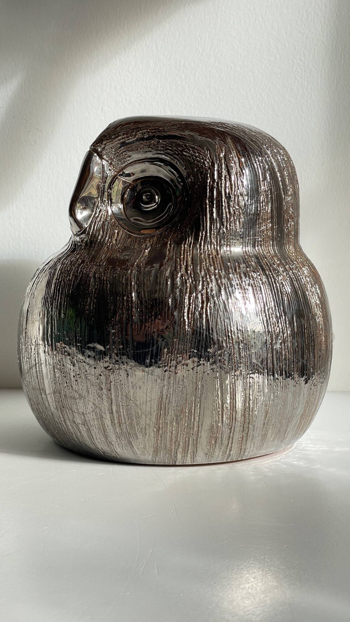Owl Ceramic by Aldo LONDI