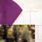Miroir mural postmoderne par Saporiti Italia, années 80