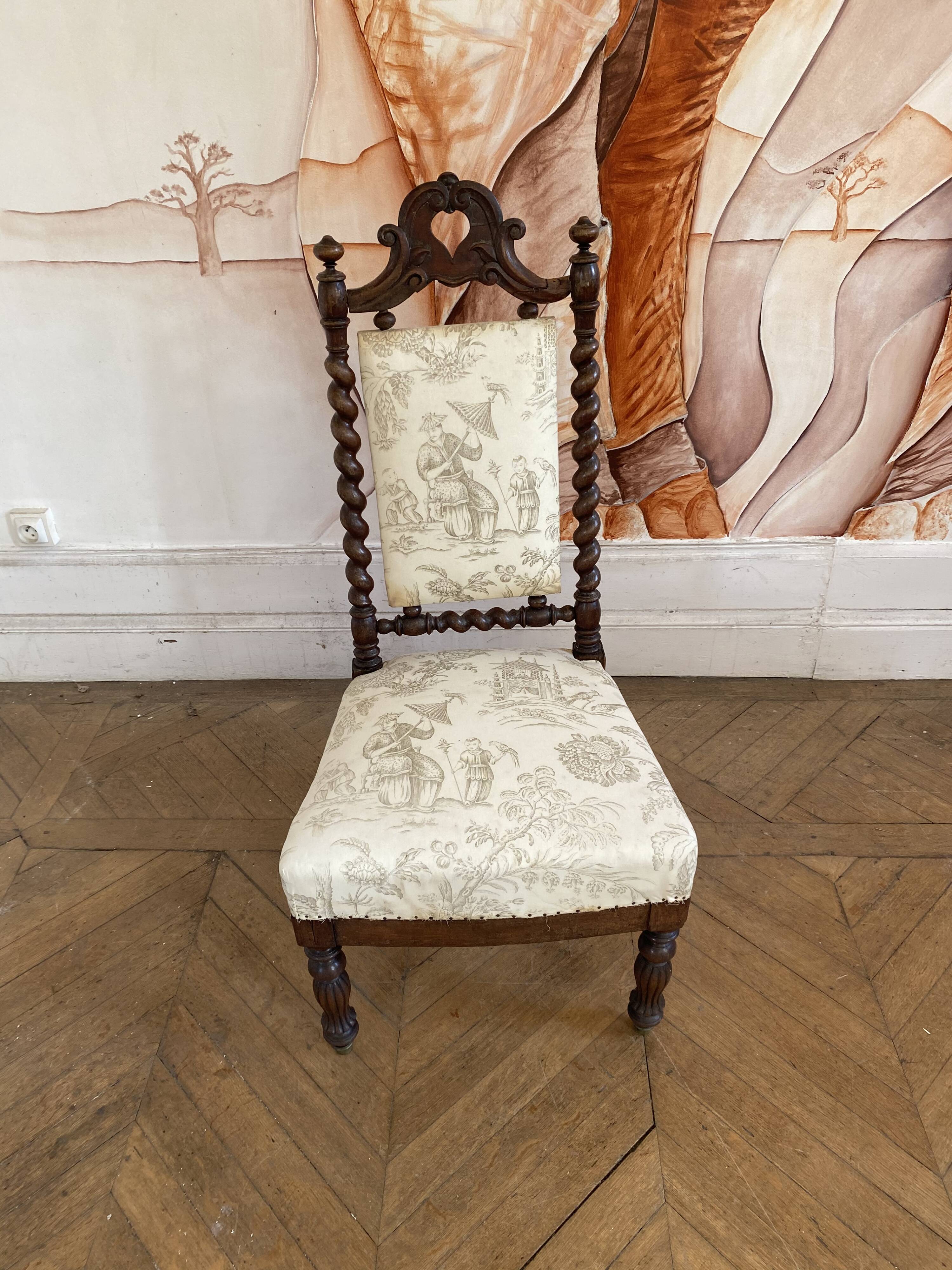 Napoleon 3 heating chair