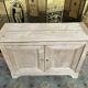 Low buffet in solid oak Louis Philippe aero gummed 19th