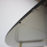 Midcentury Chrome and Glass Dining Table, Italy, 1970s