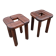 Pair stools by Olof Ottelin for Stockmann, Finnland 1958