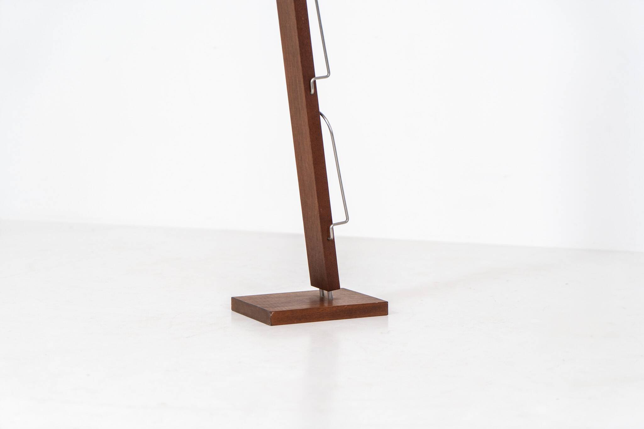 Vintage magazine holder in solid teak