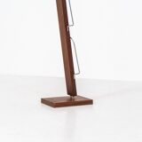 Vintage magazine holder in solid teak