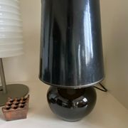 Black ceramic lamp max idlas antique