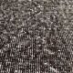 Distressed turkish narrow runner 290 x 60 cm wool vintage rug, overdyed black