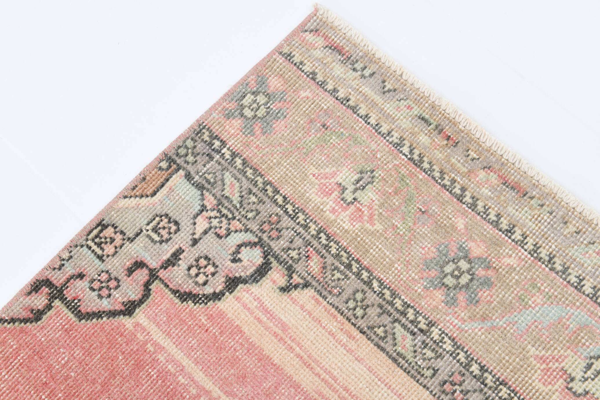 Shades Of Pink Vintage Runner Rug