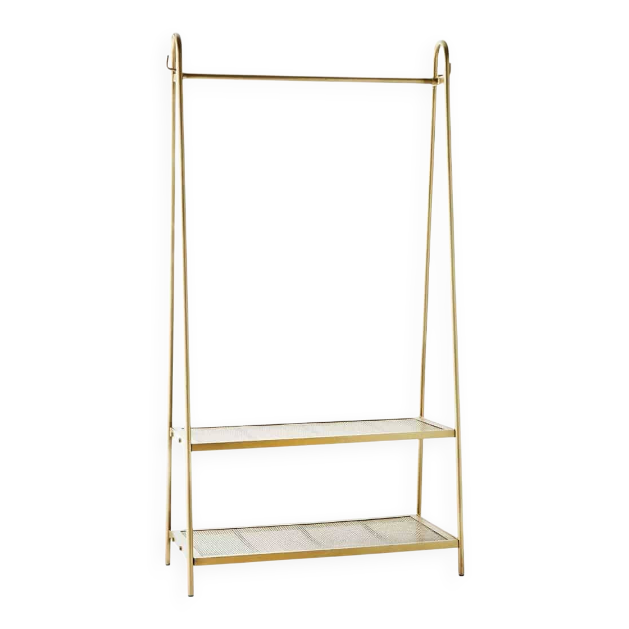 Brass clothes rack
