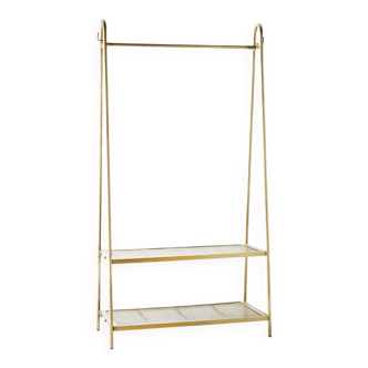 Brass clothes rack