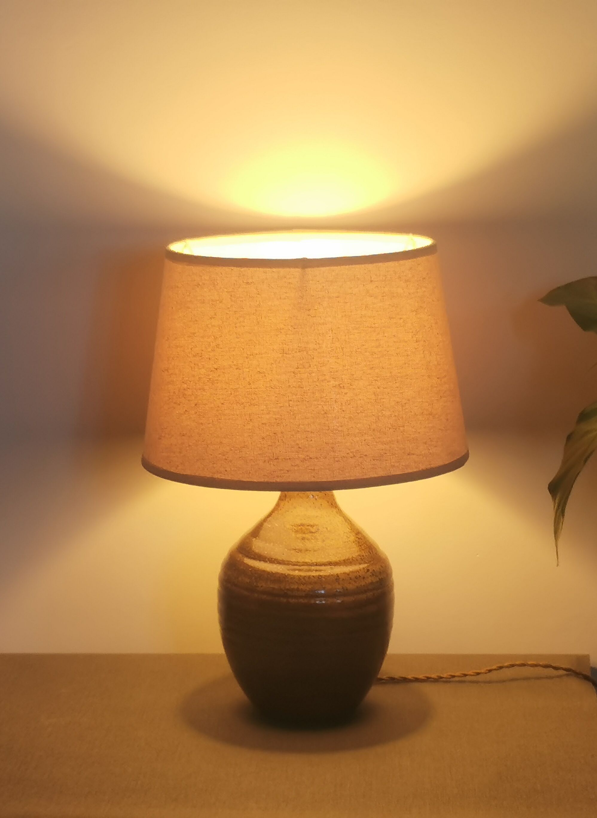 Lampe en grès