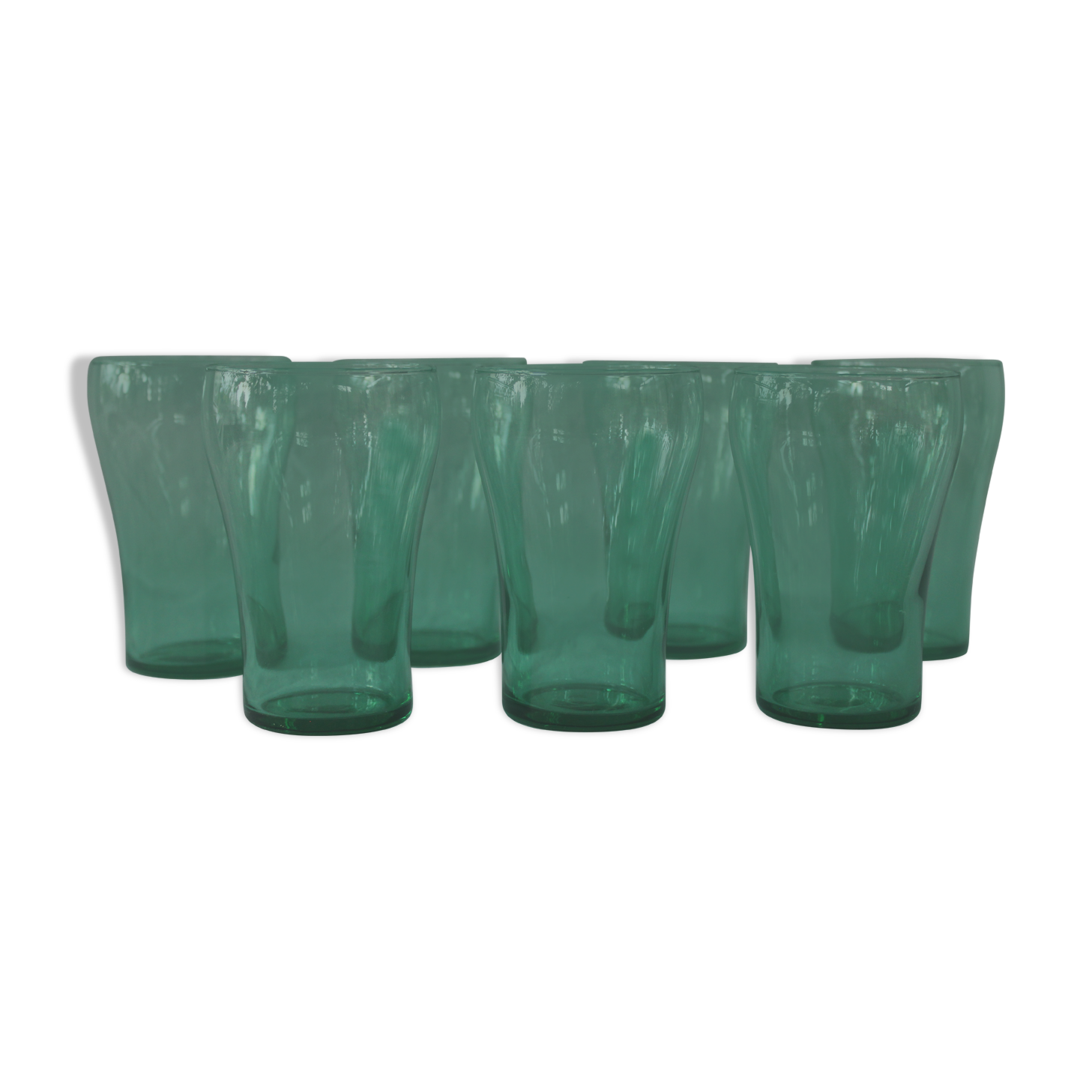 Lot of 7 vintage water glasses