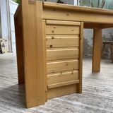 1970s pine desk