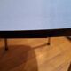 Table et chaises formica bleu