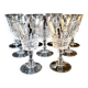 Set of 9 crystal glasses – Tuilerie model by Cristal d’Arques