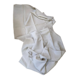 LM embroidered antique hemp sheet