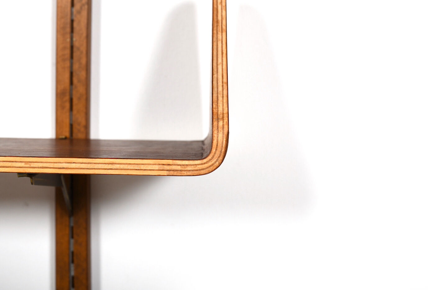 Fine danish teak wing shelf system 1950s