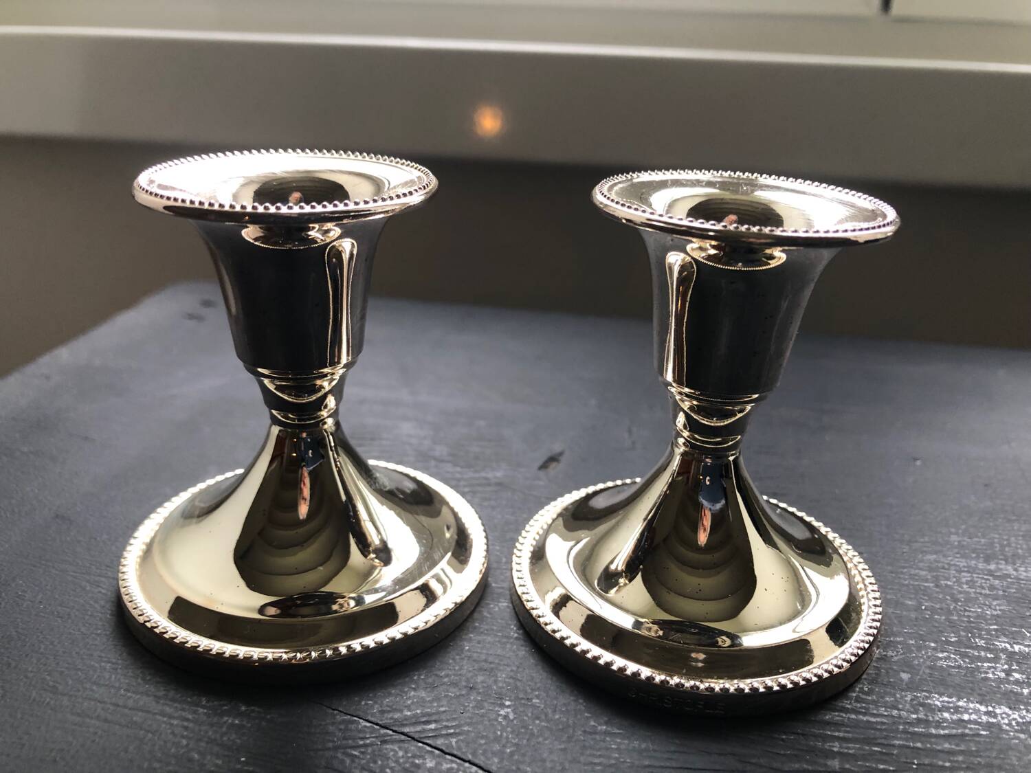 Pair of Christofle candlesticks