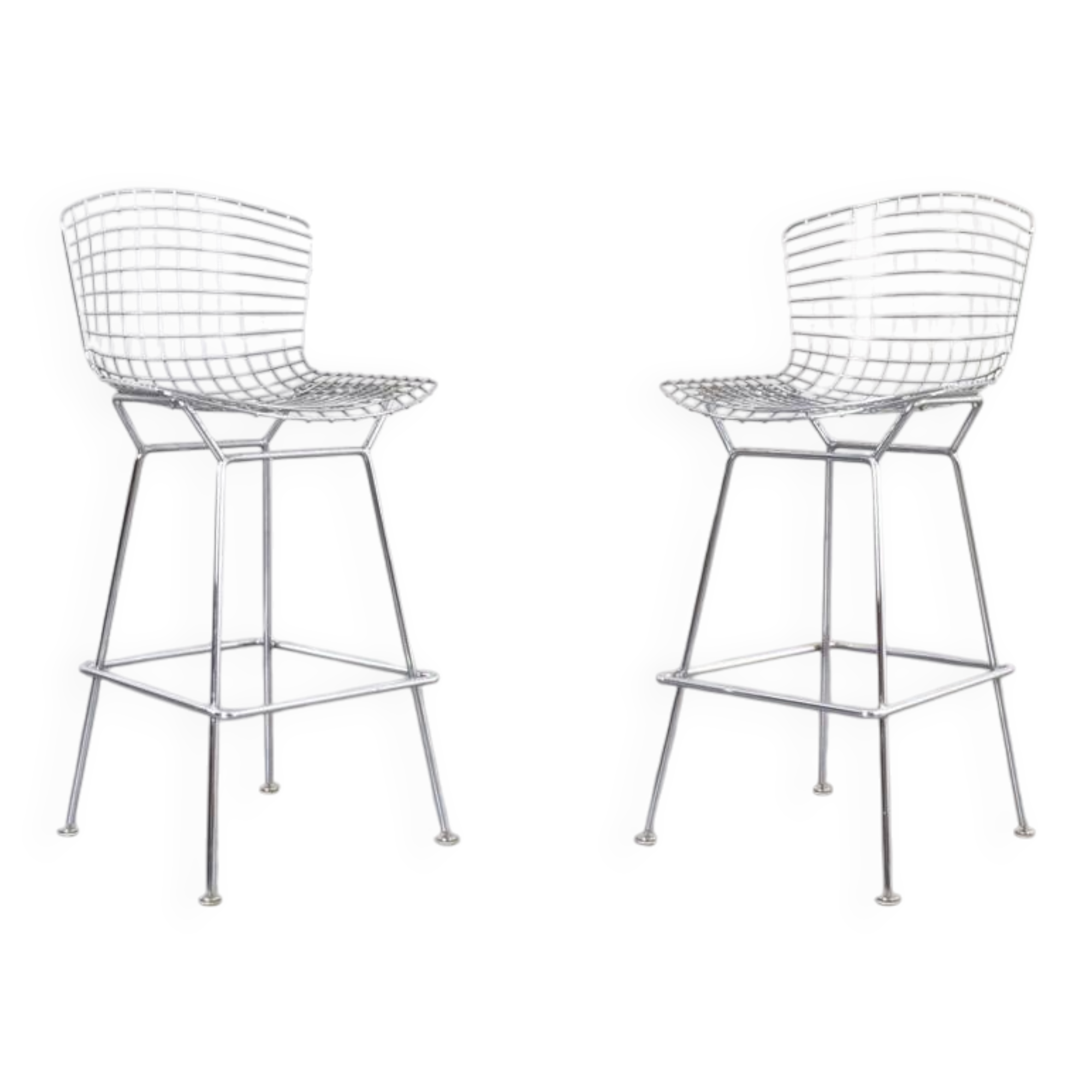 Vintage Bar Stools by Harry Bertoia for Knoll International, 1970s, Set of