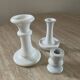 Series of 3 vintage candlesticks from the 60s and 70s