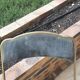 Lot de 4 chaises  pliantes - dossier et assise vert d'eau - structure métal doré -Chaisor