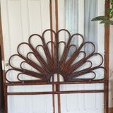 Bamboo and rattan headboard