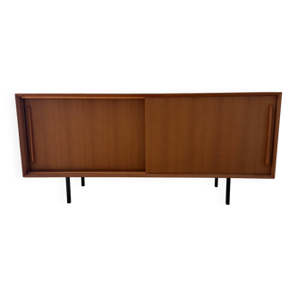 Scandinavian teak and metal sideboard