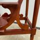 Escabeau anglais en bois XXème siècle