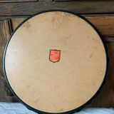 Yellow glass tray 1960 Plastofix