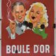Advertising email plate "golden ball" years 50