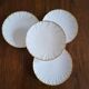 Lot de 4 Assiettes à pain ou à dessert en porcelaine Sarreguemines