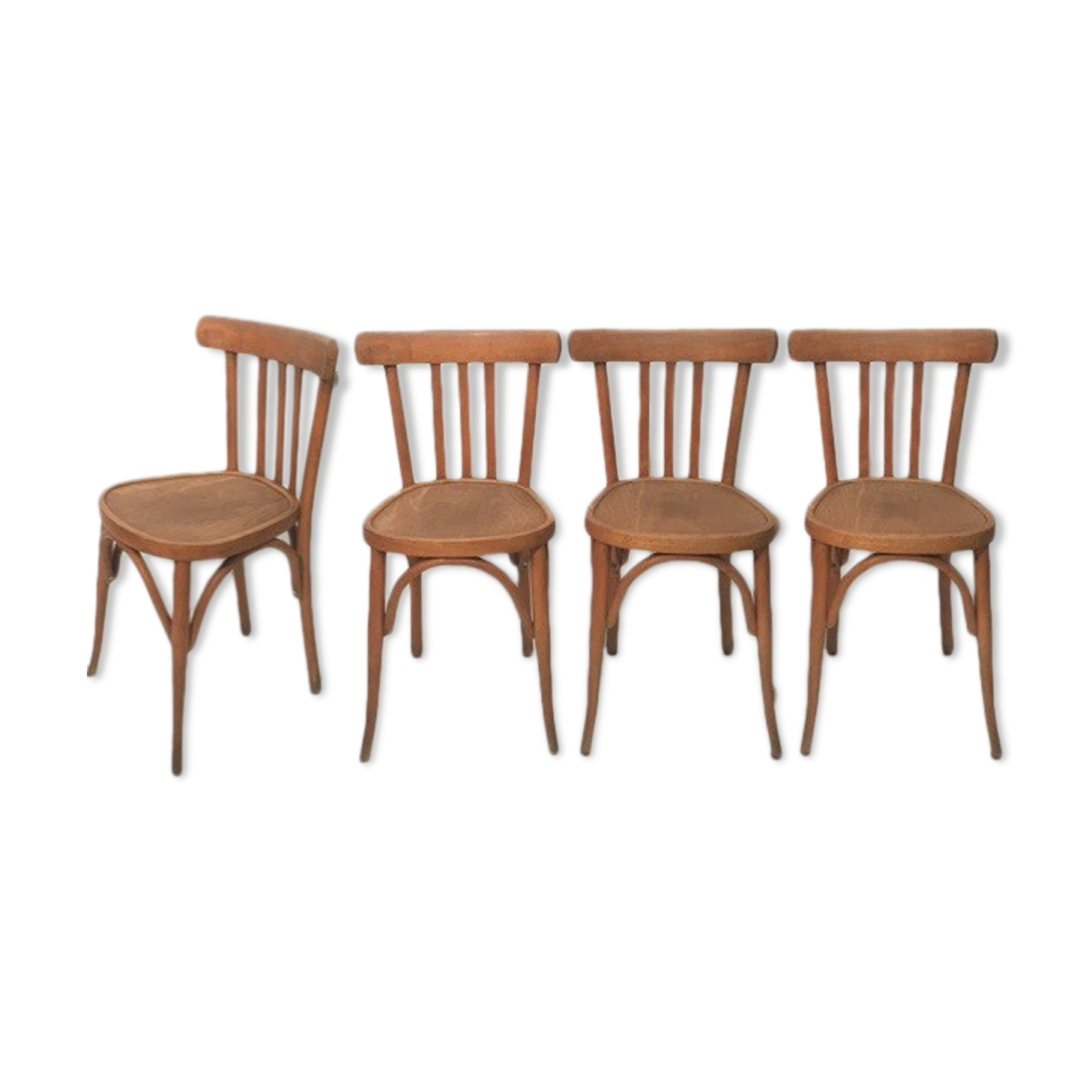 Series of 4 bistro chairs