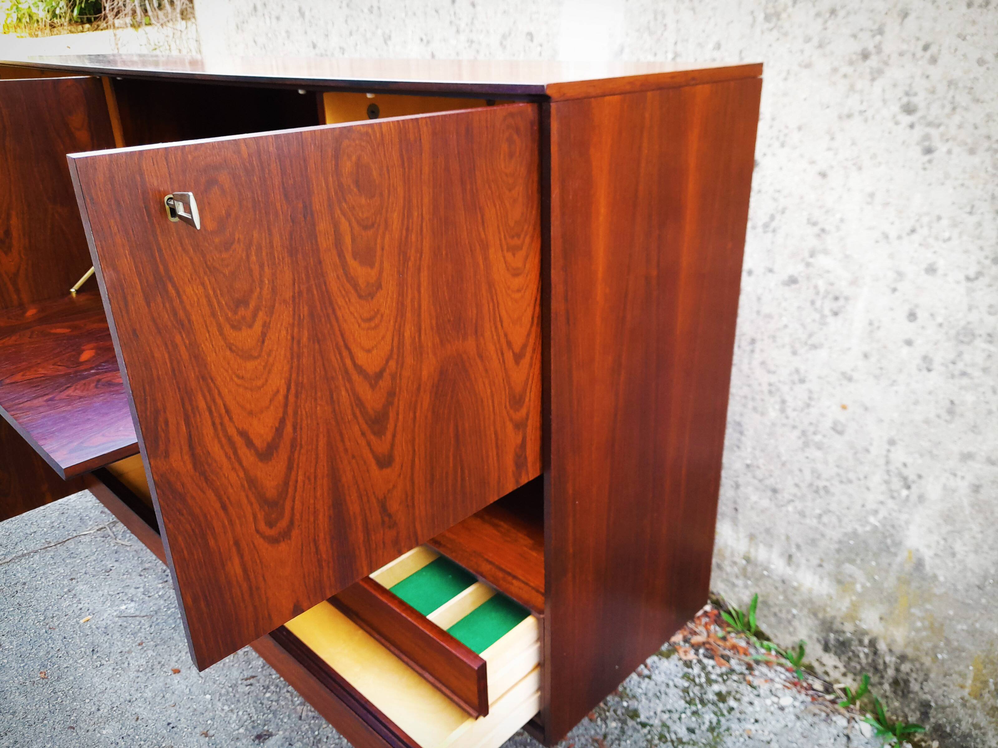 Large Scandinavian rosewood sideboard