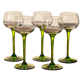 White wine glasses from Alsace