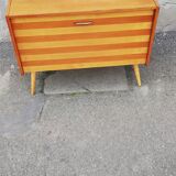 Vintage shoe cabinet compass feet