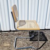 Vintage Breuer style caned chair