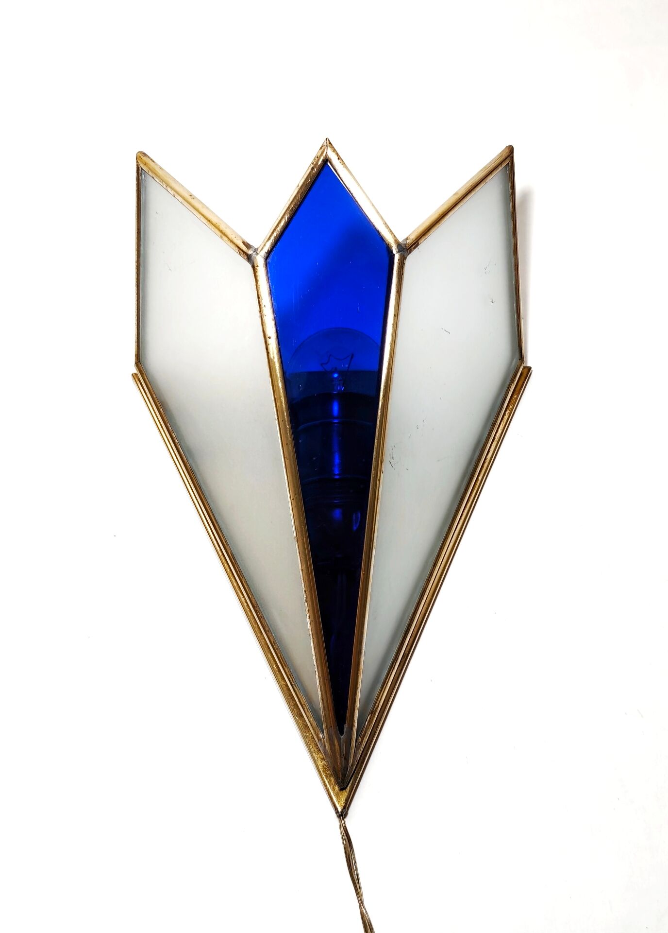 Applique en cristal arabe. Espagne, années 1950.