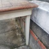 Natural patina farm table