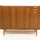 Scandinavian enfilade in teak and oak, Sweden, 1960.