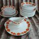 12 vintage dessert plates Moulin des Loups
