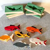 Vintage game, Fishing game and puzzle in original box