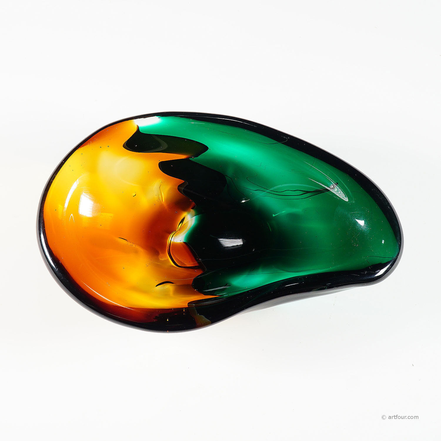 Vintage Murano glass bowl by Salviati & C. circa 1960