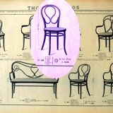 Chair thonet n° 20 omega bistrot