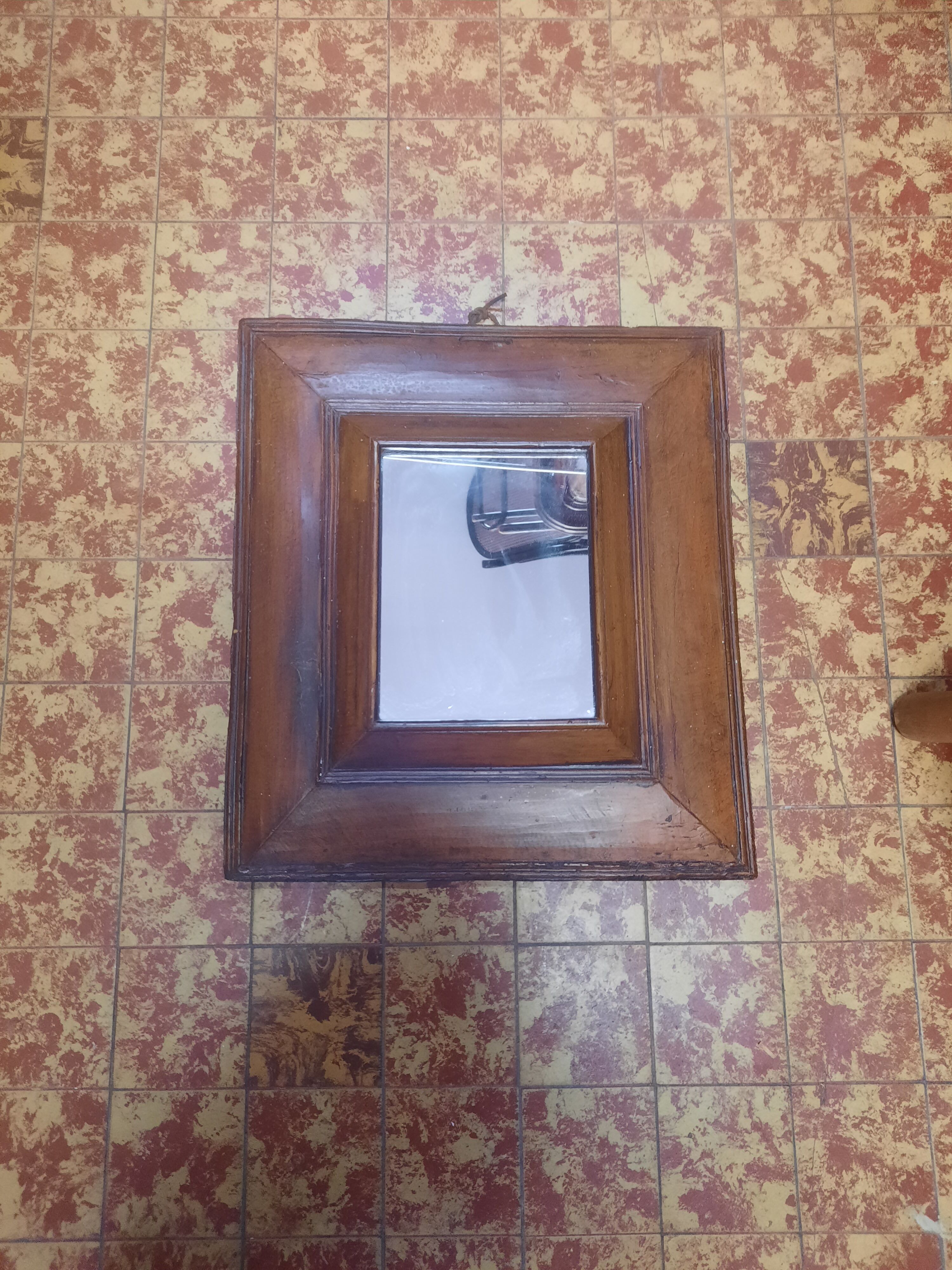 Wooden mirror