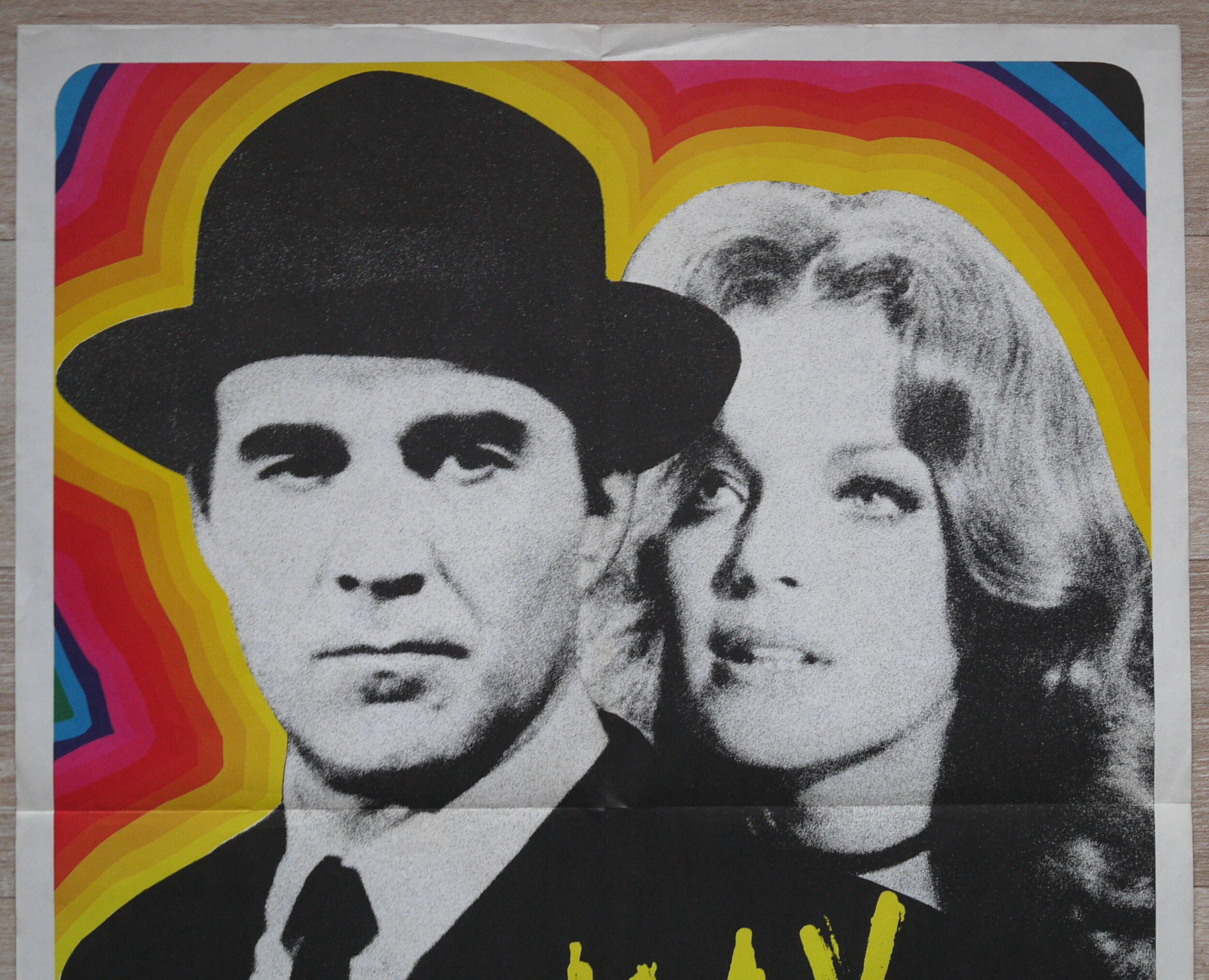 Original cinema poster "max and the ferrailleurs" romy schneider